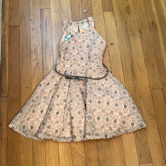 Knitworks Other - Pink and silver formal dress size 7